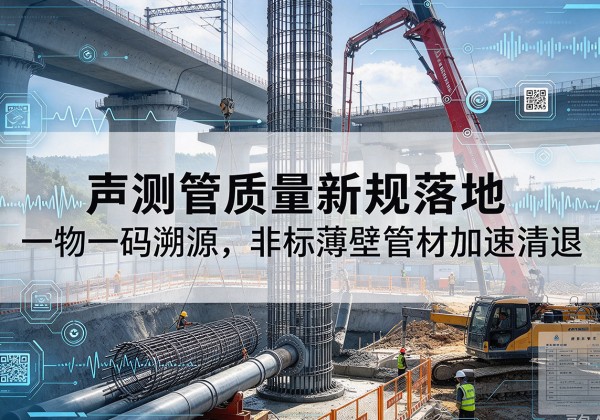 达拉特旗声测管质量新规落地，一物一码溯源，非标薄壁管材加速清退